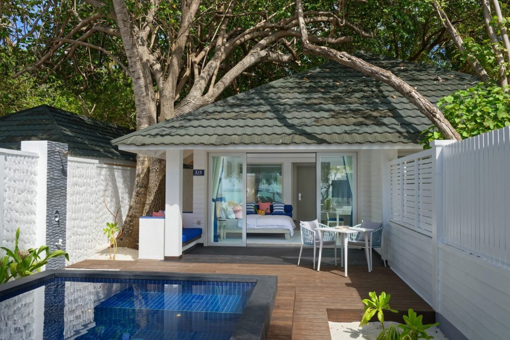 Beach Pool Villa Paradise Island Resort Maldives